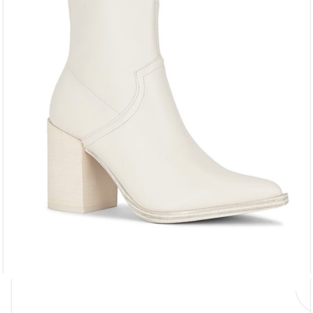 Steve Madden Cate Ankle Boot Bootie In Color Bone - image 6